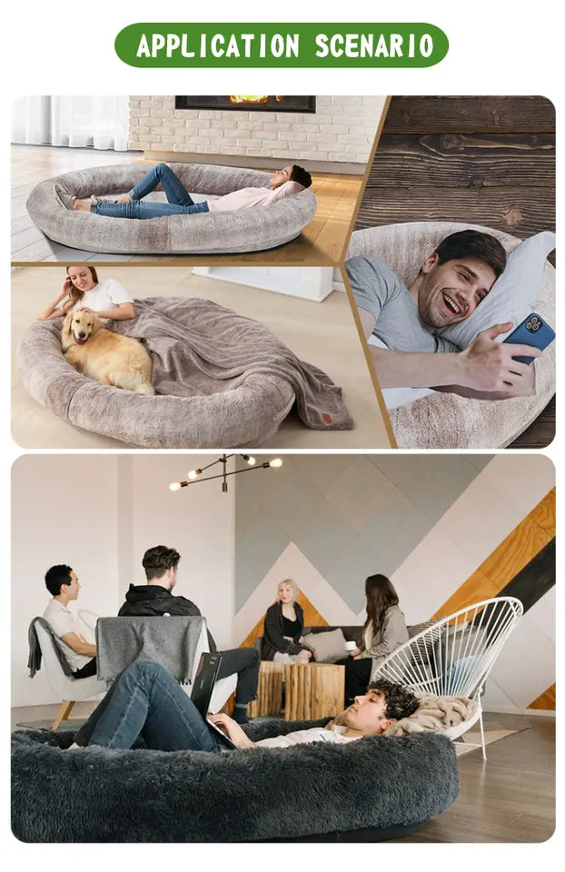 The Human Dog Bed