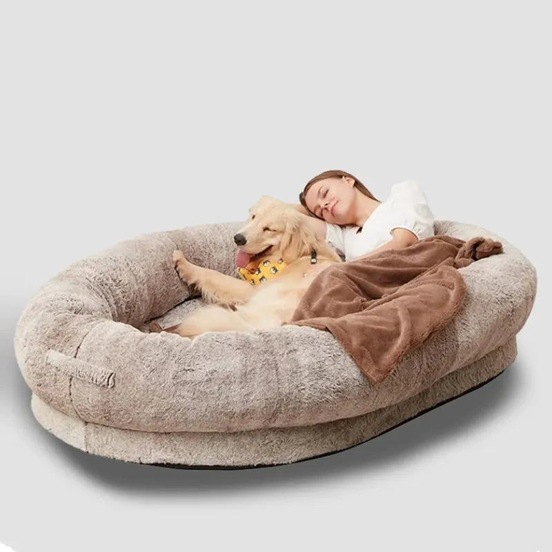 The Human Dog Bed